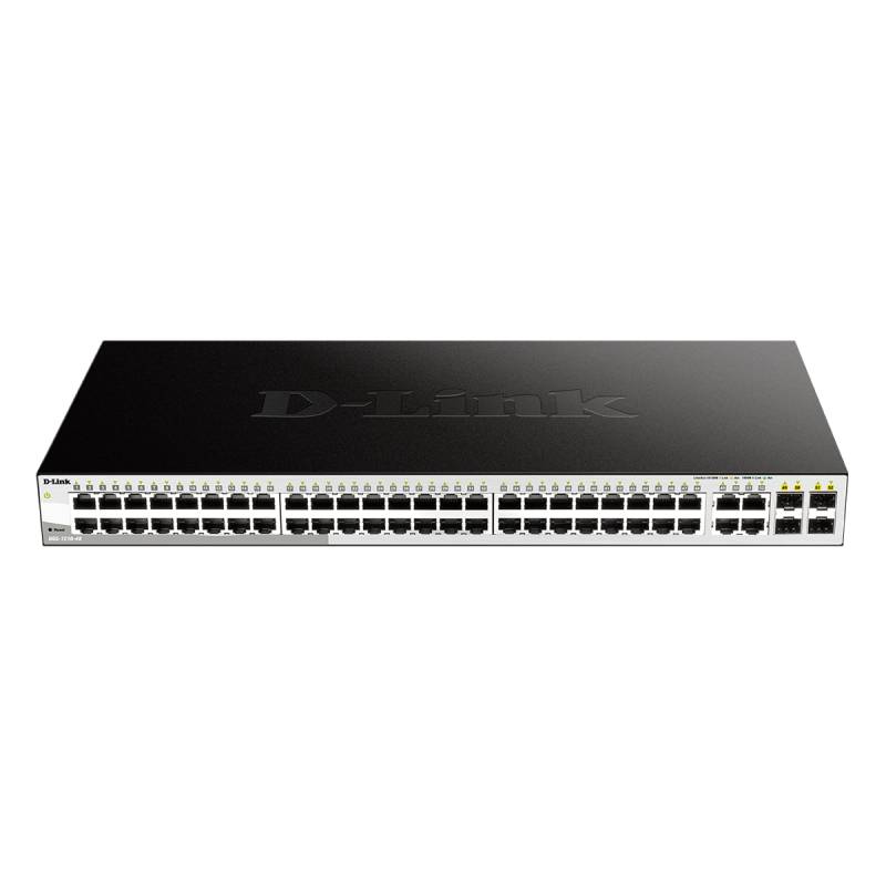 D-Link DGS-1210-48 Smart Managed Switch 48x Gigabit Ethernet, 4x GbE/SFP Combo von D-Link