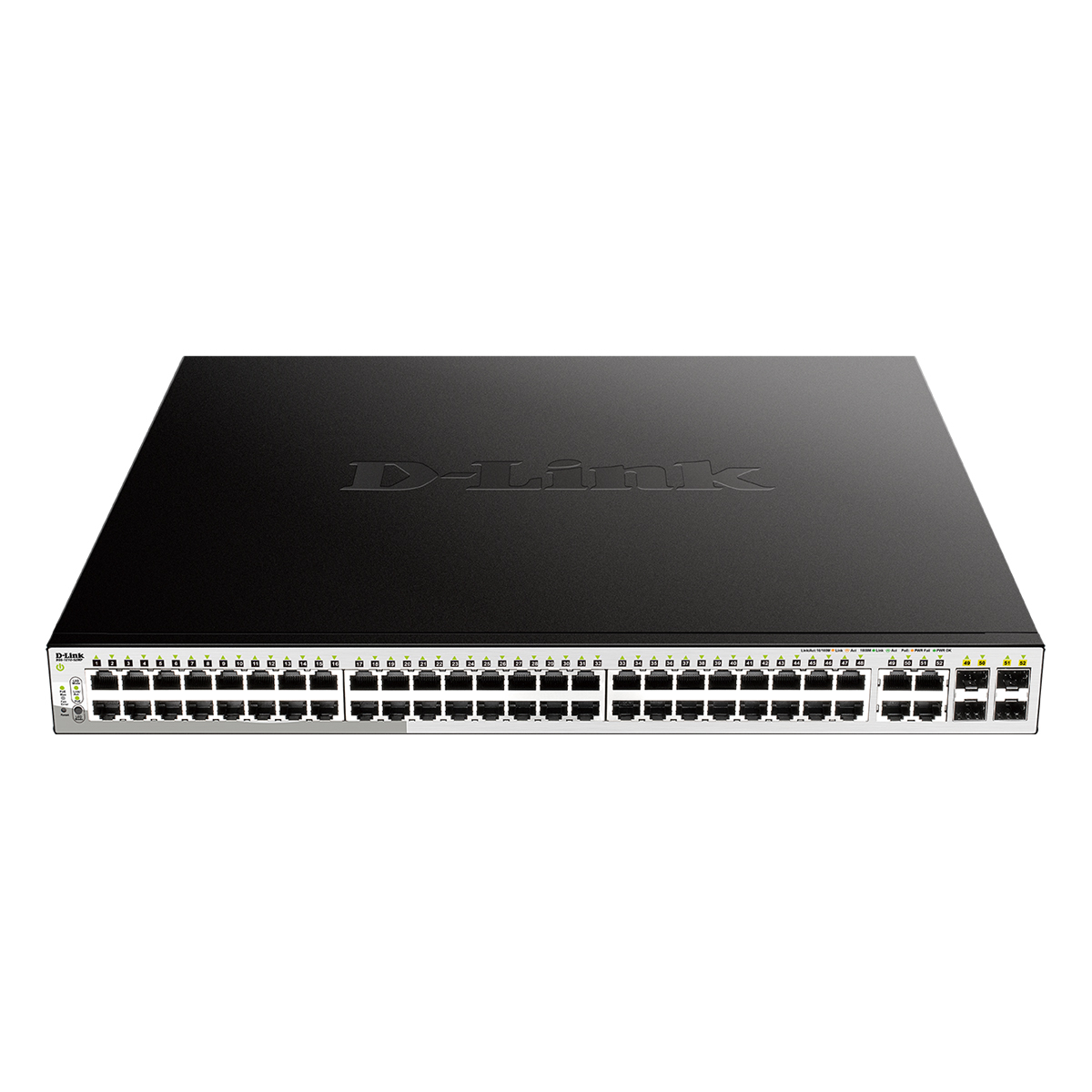 D-Link DGS-1210-52MP Smart+ Managed Switch [48x Gigabit Ethernet PoE+, 4x GbE/SFP Combo] von D-Link