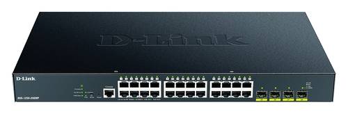 D-Link DGS-1250-28XMP/E Netzwerk Switch RJ45/SFP+ 24 + 4 Port 128 Gbit/s PoE-Funktion von D-Link
