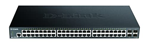 D-Link DGS-1250-52X/E, 52-Port Layer 2/3 Smart Managed Gigabit Switch (48x BaseT Port, 4 x 10G SFP+ Slot) - Nur EU-Netzkabel von D-Link