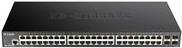 D-Link DGS 1250-52X - Switch - Smart - 48 x 10/100/1000 + 4 x 10 Gigabit SFP+ - an Rack montierbar von D-Link