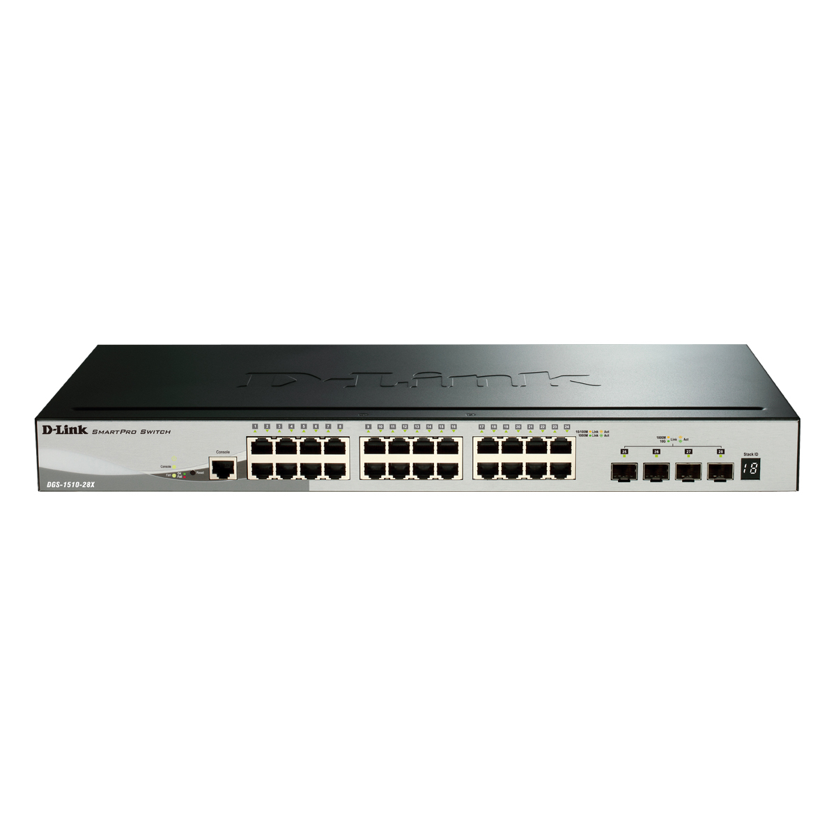 D-Link DGS-1510-28X Smart Managed Switch B-Ware [24x Gigabit Ethernet, 4x 10 Gbit/s SFP+] von D-Link