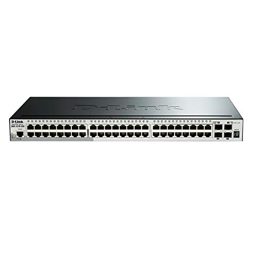 D-Link DGS-1510-52X 52-PortGigabit Sackable Smart Managed Switch (48 x 10/100/1000 Mbit/s Ports, 4 x 10G SFP+ Ports, Full/Half-Duplex für 10/100 Mbit/s) von D-Link