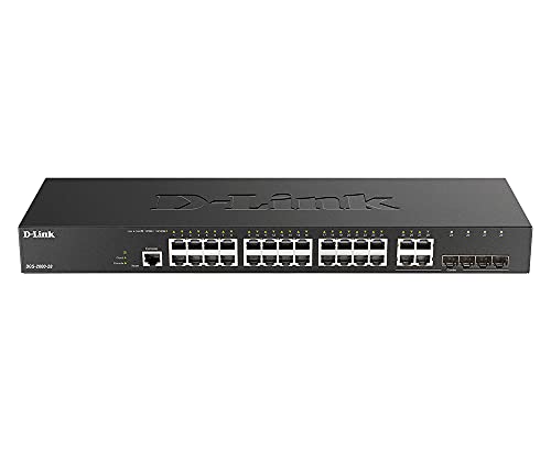 D-Link DGS-2000-28 Netzwerk-Switch Managed L2/L3 Gigabit Ethernet (10/100/1000) 1U Schwarz von D-Link