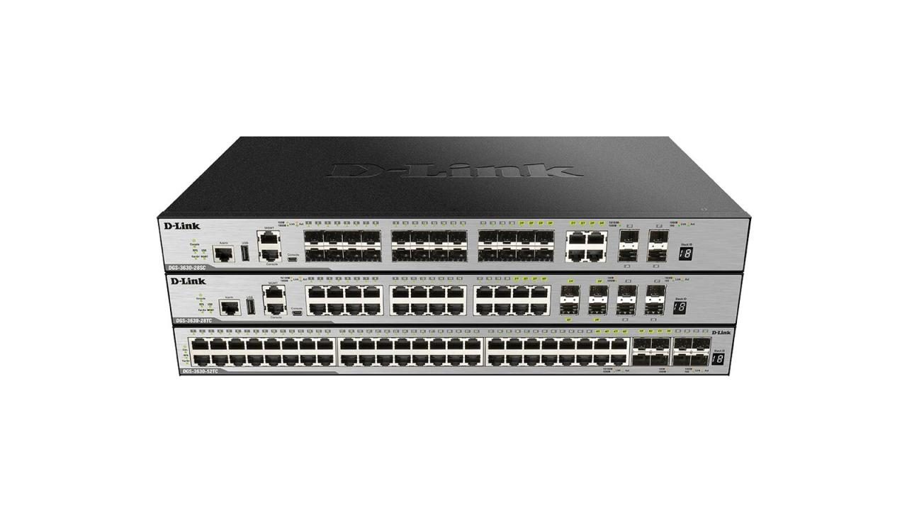 D-Link DGS-3630-28SC 20-Port SFP 4-Port Combo Gigabit SFP 4-Port 10GBit/s SFP... von D-Link