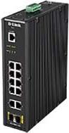 D-Link DIS 200G-12S - Switch - verwaltet - 10 x 10/100/1000 + 2 x SFP - an DIN-Schiene montierbar, wandmontierbar - AC 120/230 V/DC 46 - 54 V von D-Link