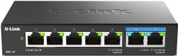 D-Link DMS-107/E Netzwerk-Switch Unmanaged Gigabit Ethernet (10/100/1000) Schwarz (DMS-107/E) von D-Link