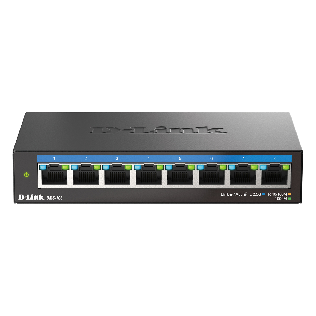 D-Link DMS-108 Unmanaged Switch 8x 2.5Gbit/s Ethernet von D-Link