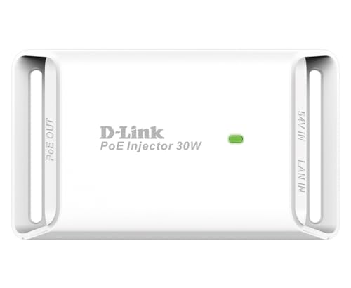 D-Link DPE-301GI Gigabit Poe+ Injector (Stromversorgung und Datenübertragung von PoE-/PoE+-Geräten) von D-Link