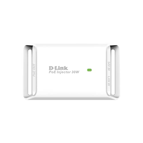 D-Link DPE-301GI Gigabit Poe+ Injector (Stromversorgung und Datenübertragung von PoE-/PoE+-Geräten) von D-Link