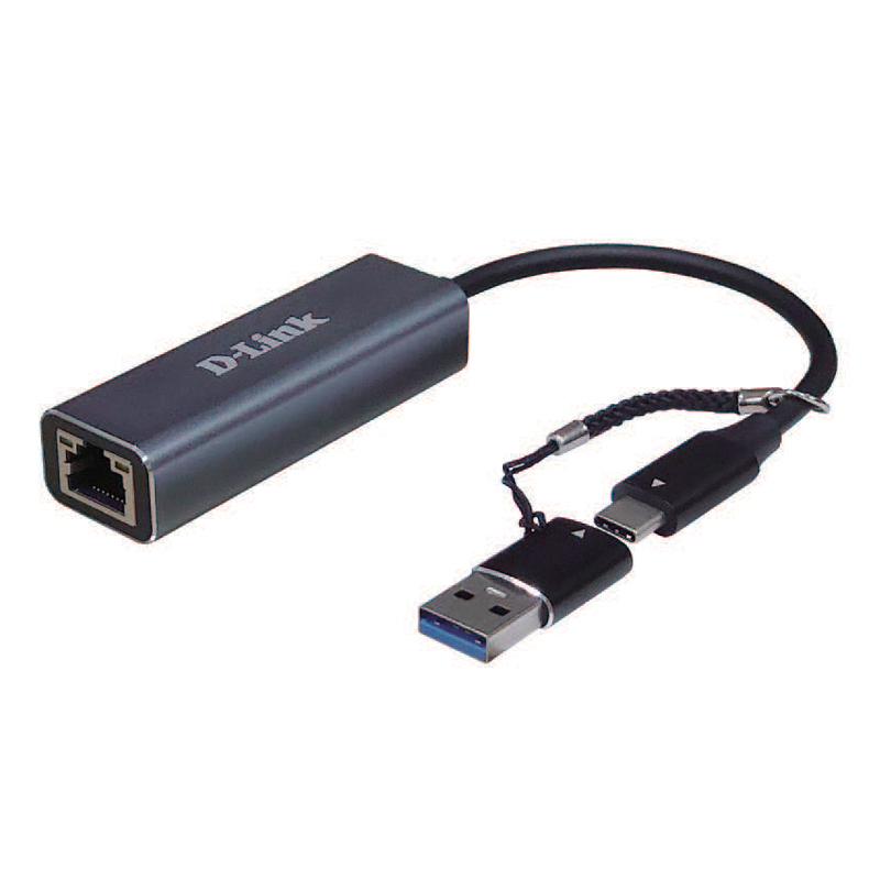 D-Link DUB-2315 USB-Netzwerk-Adapter USB-C/USB-A zu 2.5-Gigabit-Ethernet von D-Link