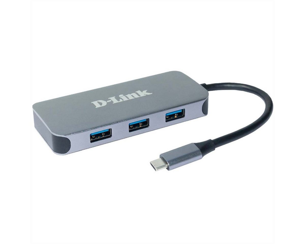 D-Link DUB-2335 6-in-1 USB-C Hub mit HDMI/Gigabit Ethernet/Power Delivery Computer-Adapter von D-Link
