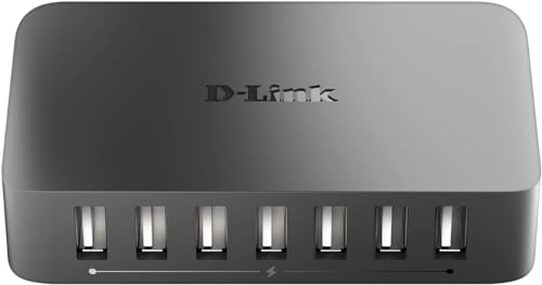 D-Link DUB-H7 7-Port USB 2.0 Hub (unterstützt Windows, Mac OS X, Linux) von D-Link