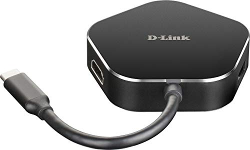 D-Link DUB-M420 USB Typ C Hub 4 in 1 USB C Adapter mit HDMI 4K und 1080p, 2 USB 3.0/USB2.0, 1 Port USB C für Ladegerät bis zu 60 W und Daten, ohne Installation, kompatibel mit Windows und Mac D-Link DUB-M420 USB Typ C Hub 4 in 1 USB C Adapter mit HDMI 4K und 1080p, 2 USB 3.0/USB2.0, 1 Port USB C für Ladegerät bis zu 60 W und Daten, ohne Installation, kompatibel mit Windows und Mac von D-Link
