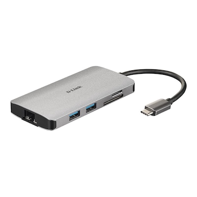 D-Link DUB-M810 8-In-1 USB-C Hub mit HDMI/Ethernet/Kartenleser/USB-C Ladeanschluss D-Link DUB-M810 8-In-1 USB-C Hub mit HDMI/Ethernet/Kartenleser/USB-C Ladeanschluss von D-Link