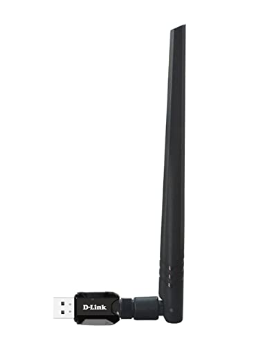 D-Link DWA-137 N300 High-Gain Wi-Fi USB Adapter (USB 2.0, abnehmbare High-Gain-Antenne, WPS, Kompatibl mit Windows, MacOS and Linux) von D-Link