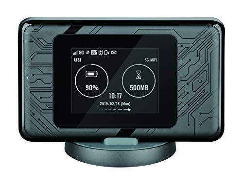 D-Link DWR-2101 5G Wi-Fi 6 Mobile Hotspot (Portable AX1800 WiFi, 5G Downloadgeschwindigkeit bis zu 1.6 Gbps, Gigabit Port, bis zu 14 Stunden Batteriebetrieb, Touch Screen, untersützt alle Netze) von D-Link