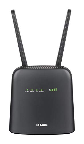 D-Link DWR-920, Wireless N300 4G LTE Router (1 x Gigabit LAN Port, 1 x Gigabit LAN/WAN Port, 1 x 300 Mbit/s 2,4GHz WLAN Access Point, 1 x Mini-SIM Slot, LTE Kat.4, 2 x abnehmbare LTE-Antenne) von D-Link