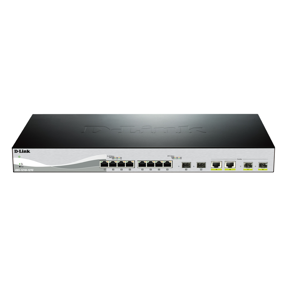 D-Link DXS-1210-12TC Smart Managed Switch 8x 10 Gbit/s Ethernet, 2x 10 Gbit/s SFP+, 2x 10GbE/SFP+ Combo von D-Link