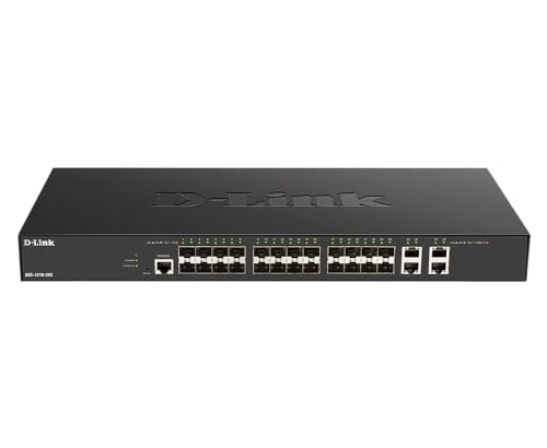 D-Link DXS-1210-28S Netzwerk-Switch Managed 10G Ethernet (100/1000/10000) 1U Schwarz von D-Link