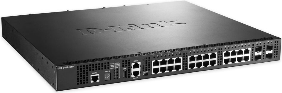 D-Link DXS-3400-24SC - Switch - L3 Lite - verwaltet - 20 x 10 Gigabit SFP+ + 4 x C 10 G-Bit SFP+ - Desktop, an Rack montierbar (DXS-3400-24SC) von D-Link