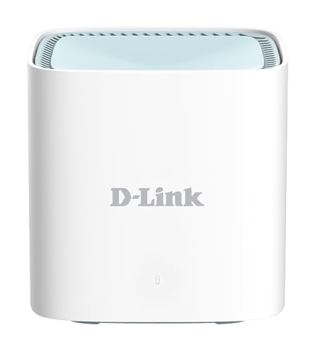 D-Link M15-3 EAGLE PRO AI AX1500 Mesh System (3-er Set, AI Wi-Fi/Traffic Optimiser, AI Parental Control, Gigabit Ports, MU-MIMO, 1024 QAM, OFDMA, WPA3, kompatibel mit Alexa/Gooogle Assistant) von D-Link