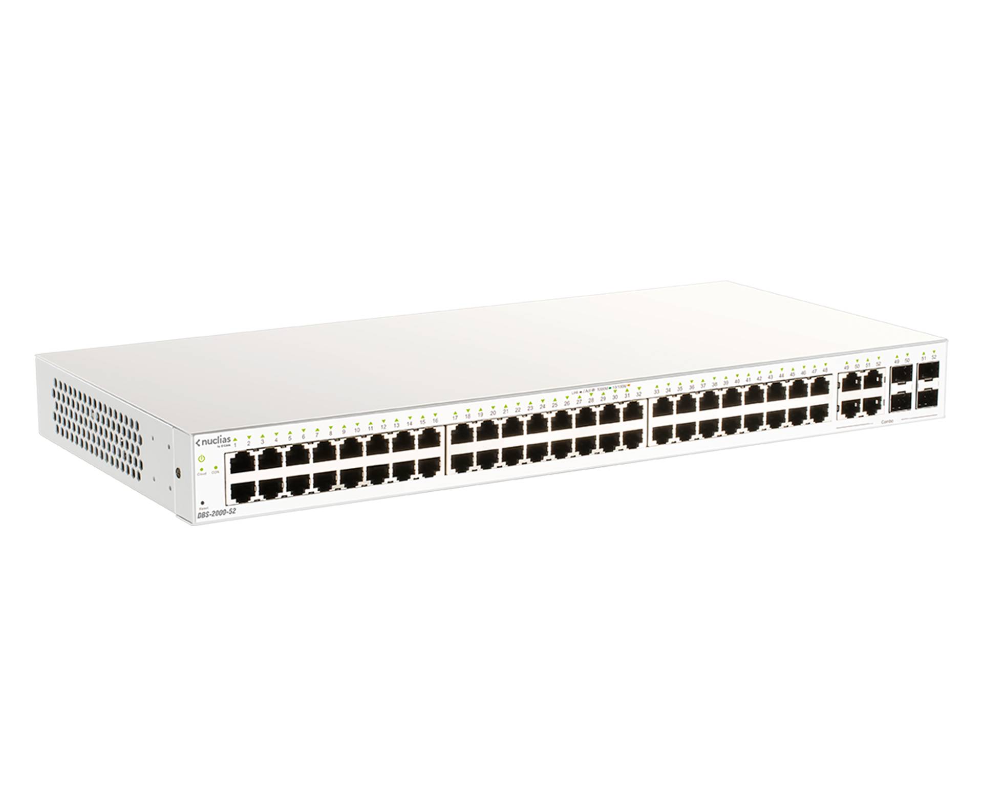 D-Link Nuclias Cloud-Managed DBS-2000-52 - Switch - 48 x 10/100/1000 + 4 x Kombi-SFP (DBS-2000-52) von D-Link