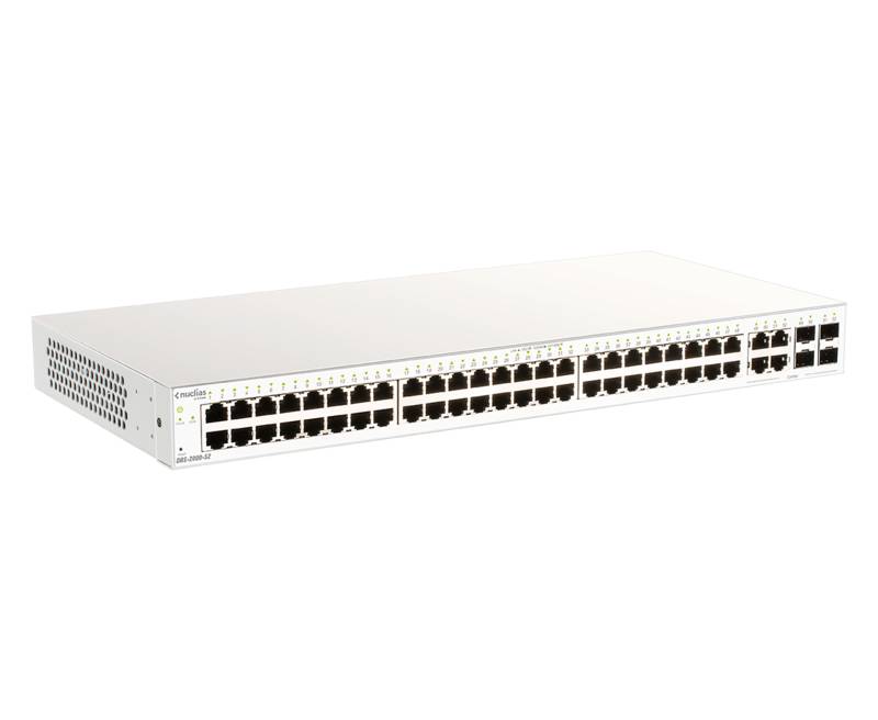 D-Link Nuclias Cloud-Managed DBS-2000-52 - Switch - 48 x 10/100/1000 + 4 x Kombi-SFP (DBS-2000-52) von D-Link