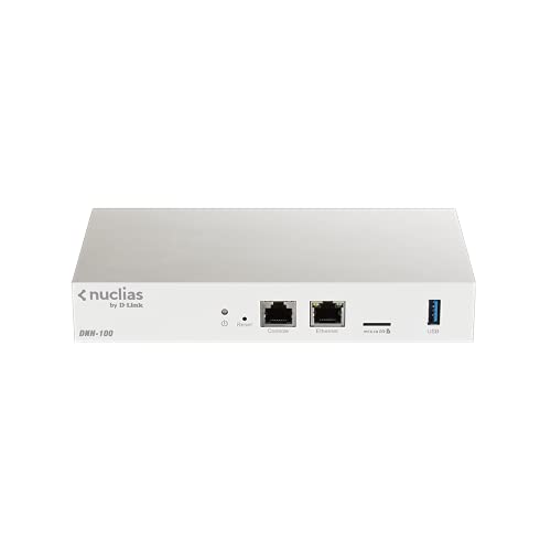 D-Link Nuclias Connect Hub Hardware-Controller mit vorinstallierter Nuclias Connect Software (DNH-100), Weiß von D-Link