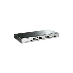D-Link SmartPro DGS-1510-28P - Switch - L3 - verwaltet - 24 x 10/100/1000 (PoE+) + 2 x Gigabit SFP + 2 x 10 Gigabit SFP+ - Desktop, an Rack montierbar - PoE+ (DGS-1510-28P) von D-Link