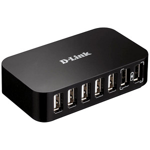 D-Link USB-Hub DUB-H7 7-fach schwarz von D-Link