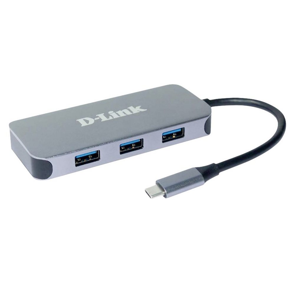 D-Link USB-Verteiler D-Link DUB-2335 6 Port USB-C® (USB 3.2 Gen 2) Multiport Hub Anthrazit von D-Link