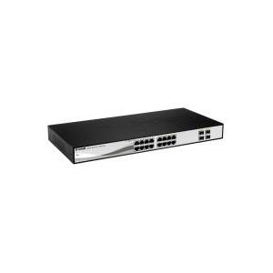 D-Link Web Smart DGS-1210-16 - Switch - 16 Anschlüsse - Ethernet, Fast Ethernet, Gigabit Ethernet - 10Base-T, 100Base-TX, 1000Base-T + 4 x SFP, gemeinsam genutzt (frei) - 1U - extern (DGS-1210-16) von D-Link