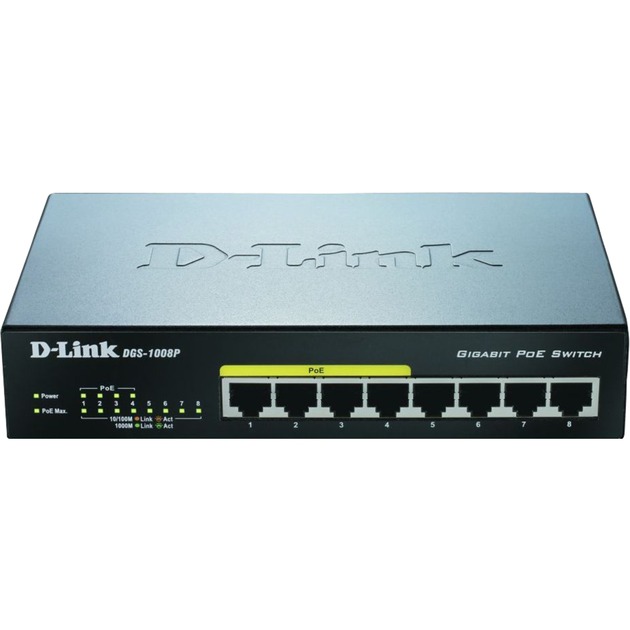 DGS-1008P, Switch von D-Link