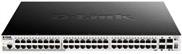 D-Link DGS 1510-52XMP - Switch - L3 - Smart - 48 x 10/100/1000 (PoE+) + 4 x 10 Gigabit SFP+ - an Rack montierbar - PoE+ (370 W) (DGS-1510-52XMP) von D-Link