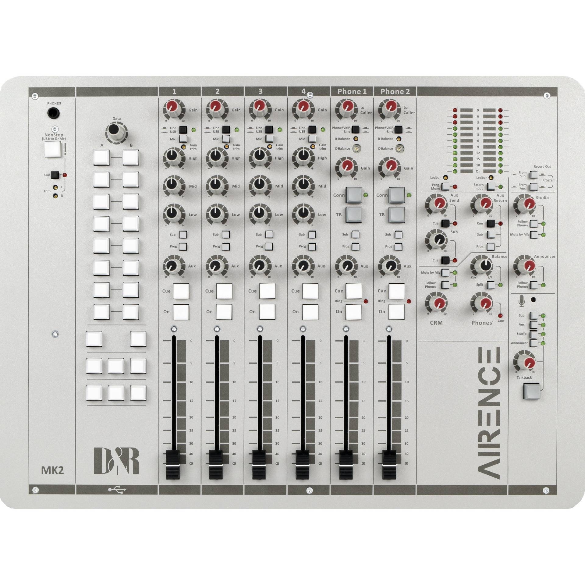 D&R Airence-USB Broadcast Mixer with 4x USB + 2x Telco D&R Airence-USB Broadcast Mixer with 4x USB + 2x Telco von D&R