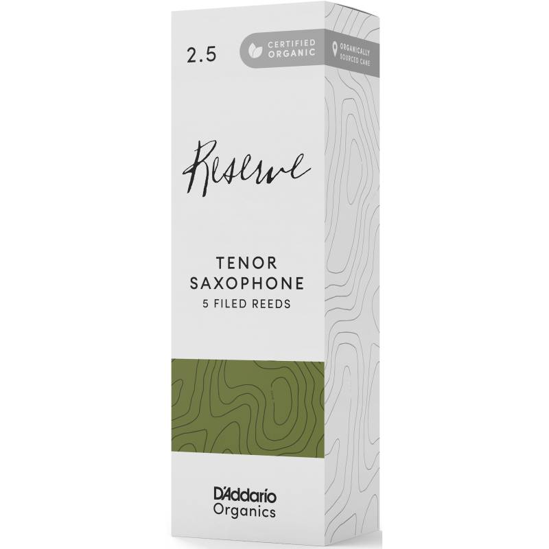 D&apos;Addario Woodwinds Organic Reserve Tenor Saxophone Reeds 2.5 (Pack of 5) von D&apos;Addario Woodwinds