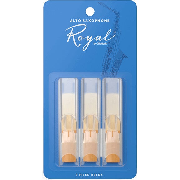 D&apos;Addario Woodwinds RJB0330 Royal Reeds 3.0 Alto Saxophone Reeds (Pack of 3) von D&apos;Addario Woodwinds