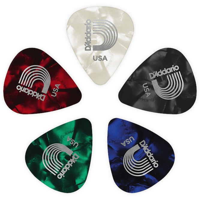 D&apos;Addario 1CAP2-10 Light Pearl Celluloid Plectrums (Pack of 10) von D&apos;Addario