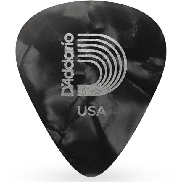D&apos;Addario 1CBKP2-10 Black Pearl Celluloid Plectrums, Light (Pack of 10) von D&apos;Addario