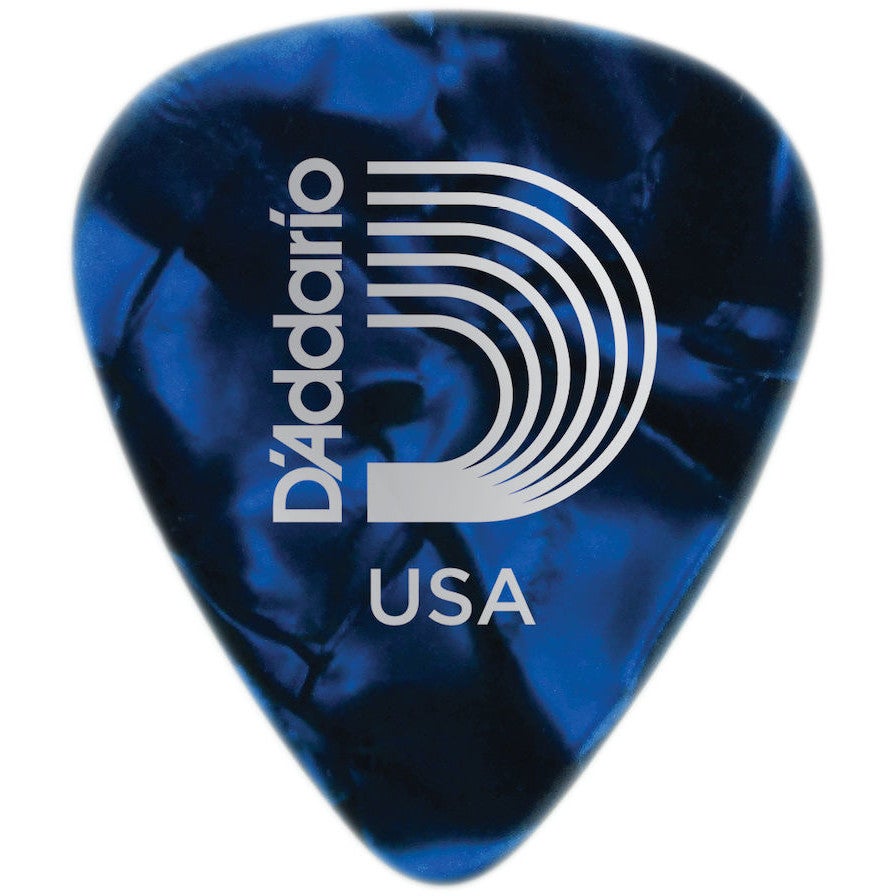 D&apos;Addario 1CBUP2-10 Light Celluloid Plectrums (Pack of 10, Blue Pearl) von D&apos;Addario