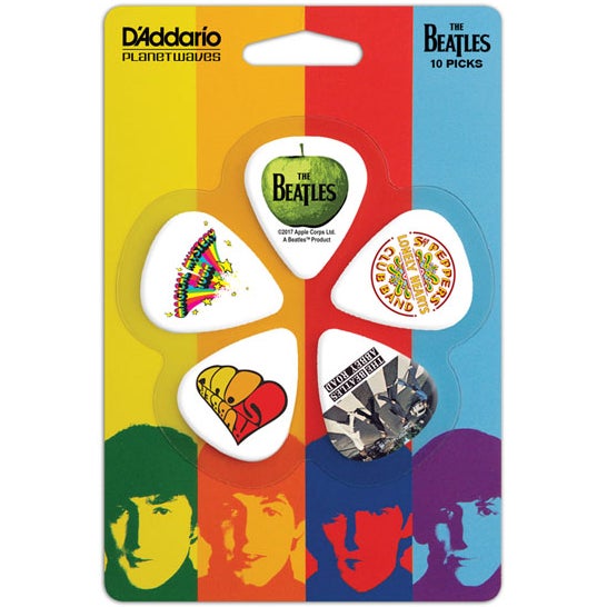 D&apos;Addario 1CWH6-10B3 Beatles Classic Albums 10 Pack Heavy Plektren (10 Stck.) heavy von D&apos;Addario