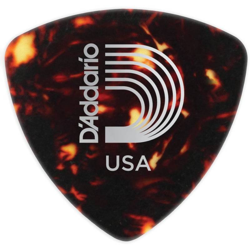 D&apos;Addario 2CSH7-10 Wide Extra Heavy Celluloid Plectrums (Pack of 10, Shell-Coloured) von D&apos;Addario