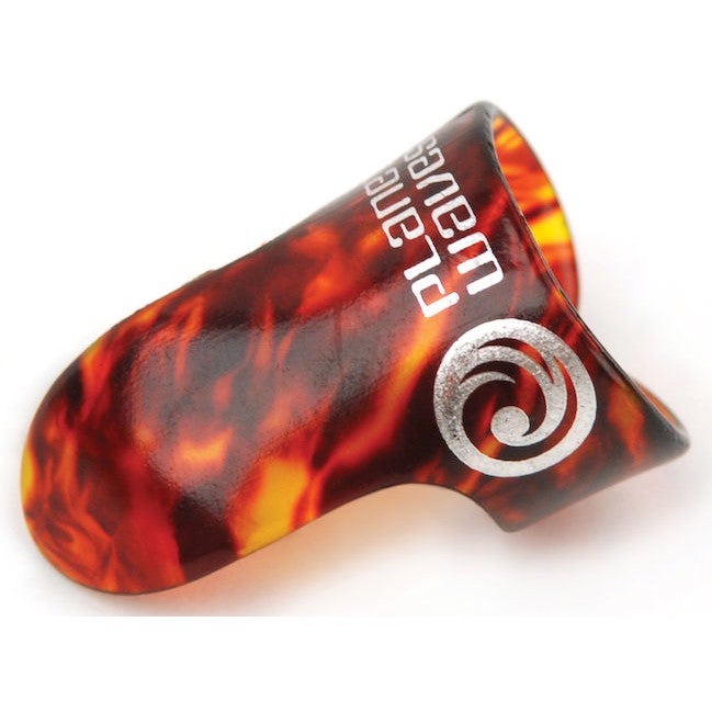 D&apos;Addario 4CSH4-5 Finger Picks Medium White Celluloid Plectrums (Pack of 5) von D&apos;Addario