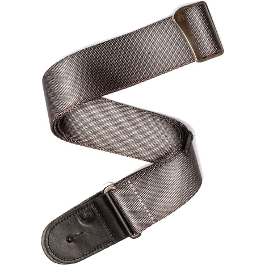 D&apos;Addario 50PRW02 Braided Seatbelt Guitar Strap (Grey) von D&apos;Addario