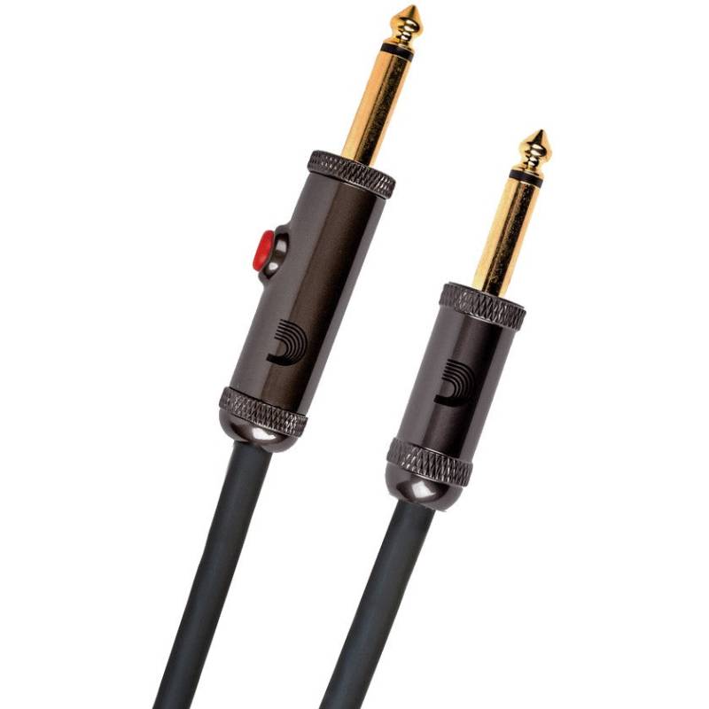 D&apos;Addario AGL-15 Custom Series Locking Jack Cable with Circuit Breaker, Straight, 4.5m von D&apos;Addario