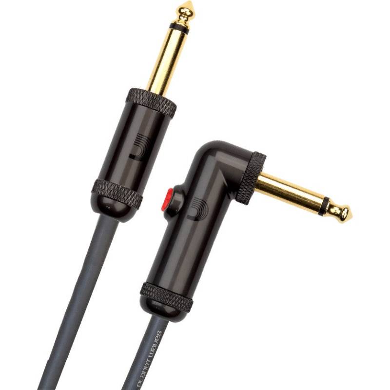 D&apos;Addario AGLRA-20 Locking Jack Cable with Circuit Breaker, Straight to Angled, 6m von D&apos;Addario