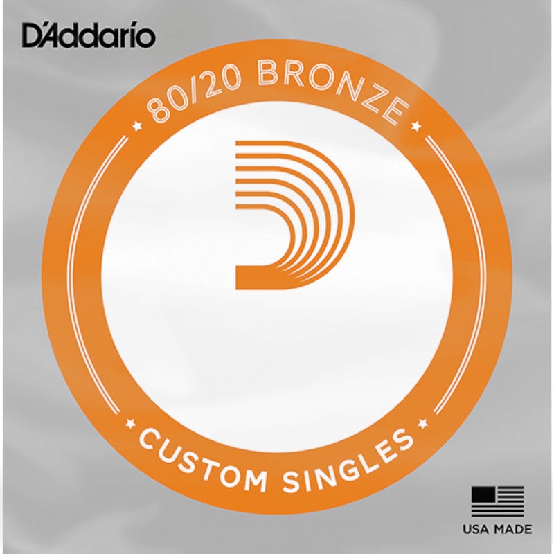 D'Addario BW053 Bronze Wound Acoustic Guitar Single String .053 losse snaar voor westerngitaar D'Addario BW053 Bronze Wound Acoustic Guitar Single String .053 losse snaar voor westerngitaar von D'Addario