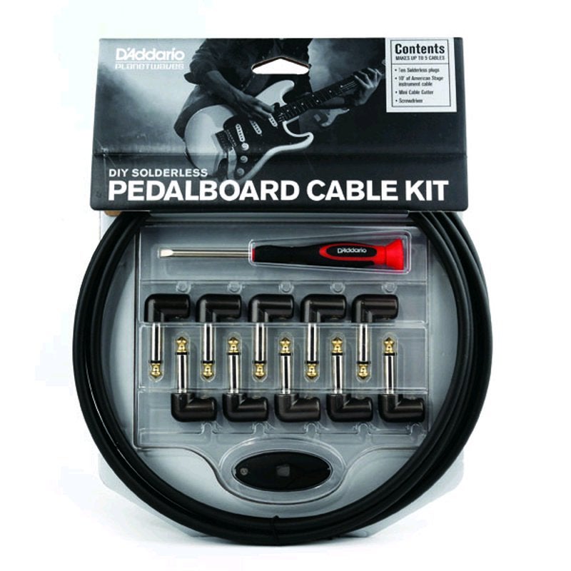 D'Addario Cable Station DIY Pedal Board Kabel-Kit, lötfrei D'Addario Cable Station DIY Pedal Board Kabel-Kit, lötfrei von D'Addario
