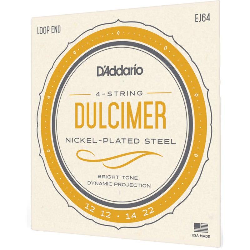 D&apos;Addario EJ64 4-string Dulcimer Strings snaren voor hakkebord von D&apos;Addario